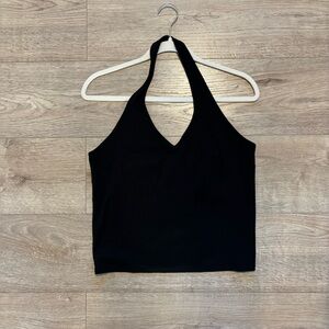 American Eagle Outfitters Black Halter Top